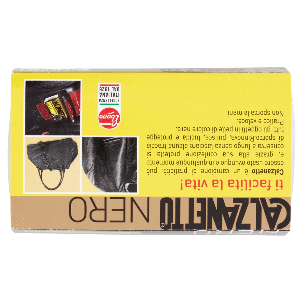 Calzanetto la magica spugna autolucidante Nero